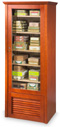 Cigars cabinet for +/- 80 boxes climatised with electronical system - humidity and temperature